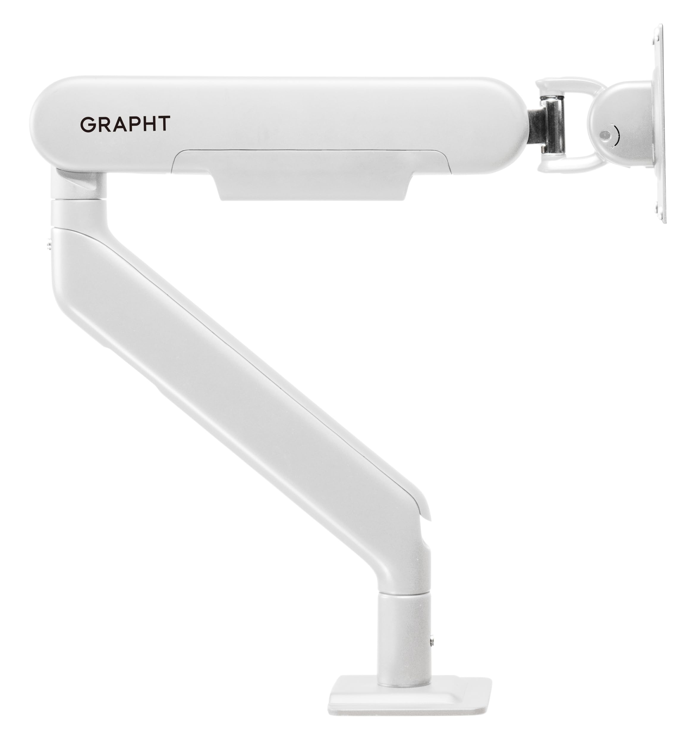 Amazon.co.jp: GRAPHT モニターアーム 白 34インチまで対応 日本